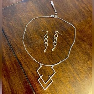 Jessica Simpson Necklace with Matching Earrings